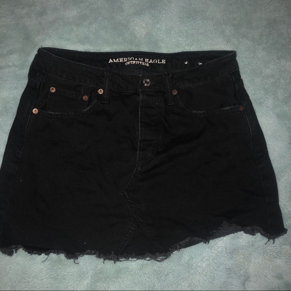 Black American eagle skirt